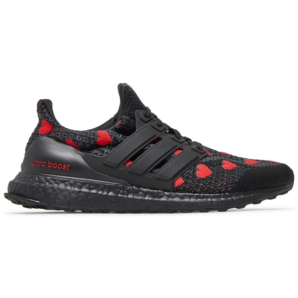 Adidas UltraBoost 5.0 DNA Valentine's Day Mens Size 9.5 Running Shoes Black/Red